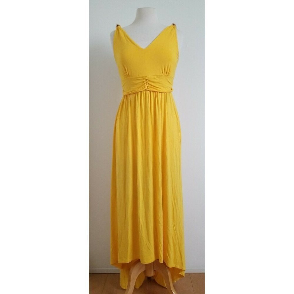 Lennie For Nina Leonard Women Yellow Casual Dress